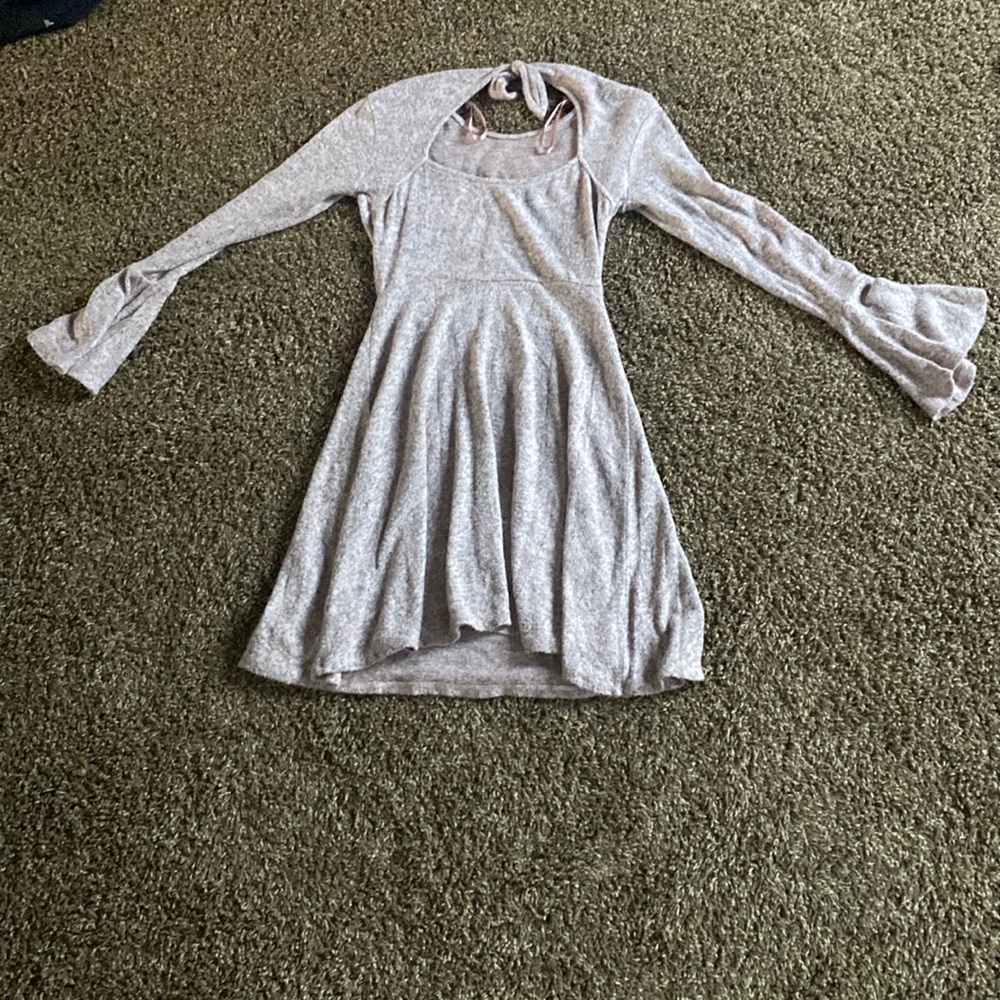 Women’s long sleeve dress size XXS purple/gray